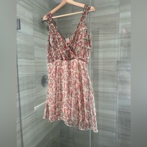 Y2K costa Blanca floral mini dress size large